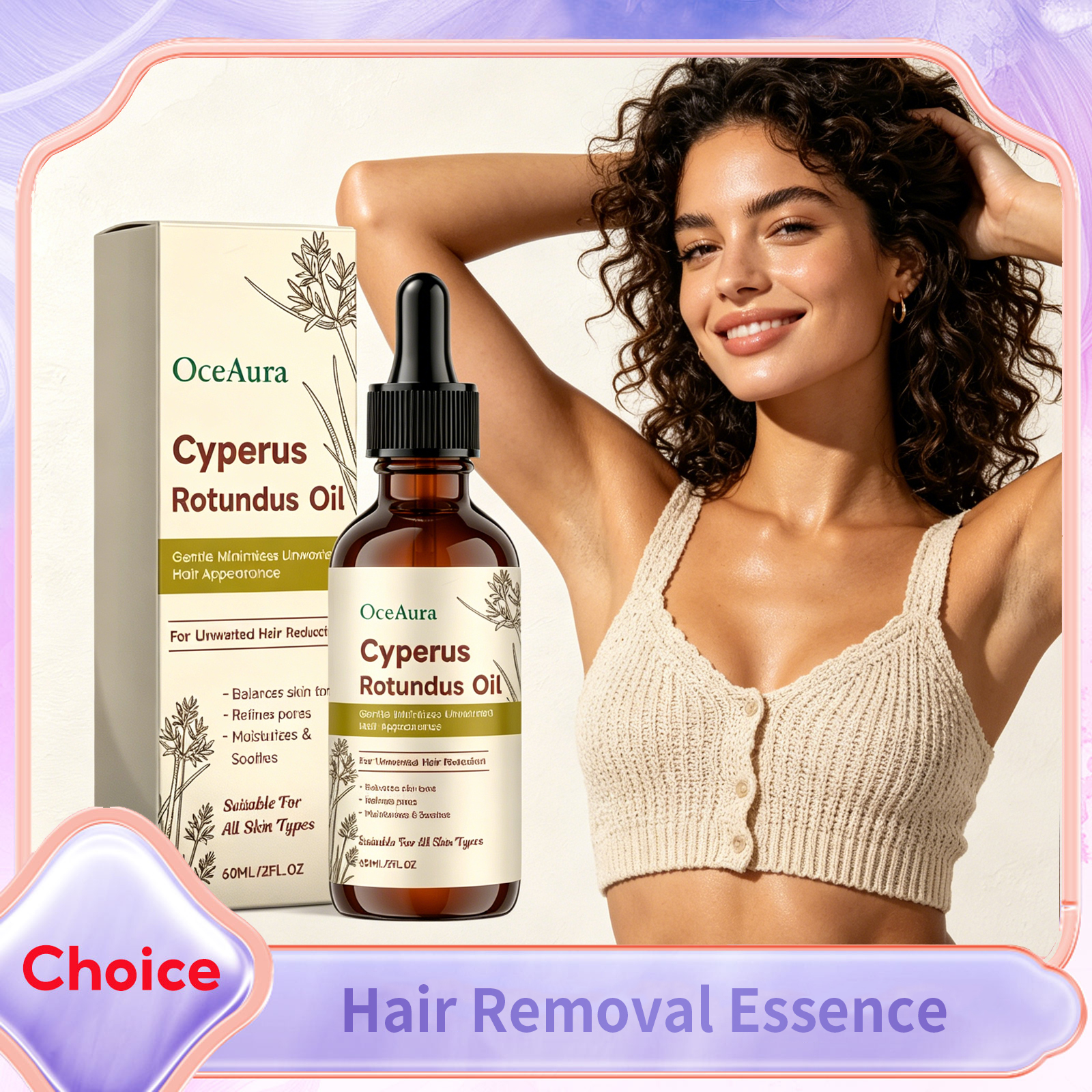 Ingrown Hair Serum - Cyperus Rotundus Hair Removal Oil Smooth