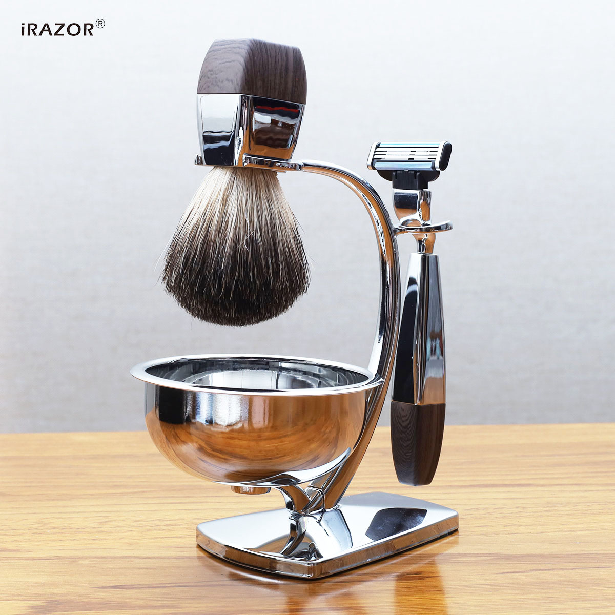 Men'S Grooming Razor Kit - iRAZOR Professional Wet Shaving Kit for