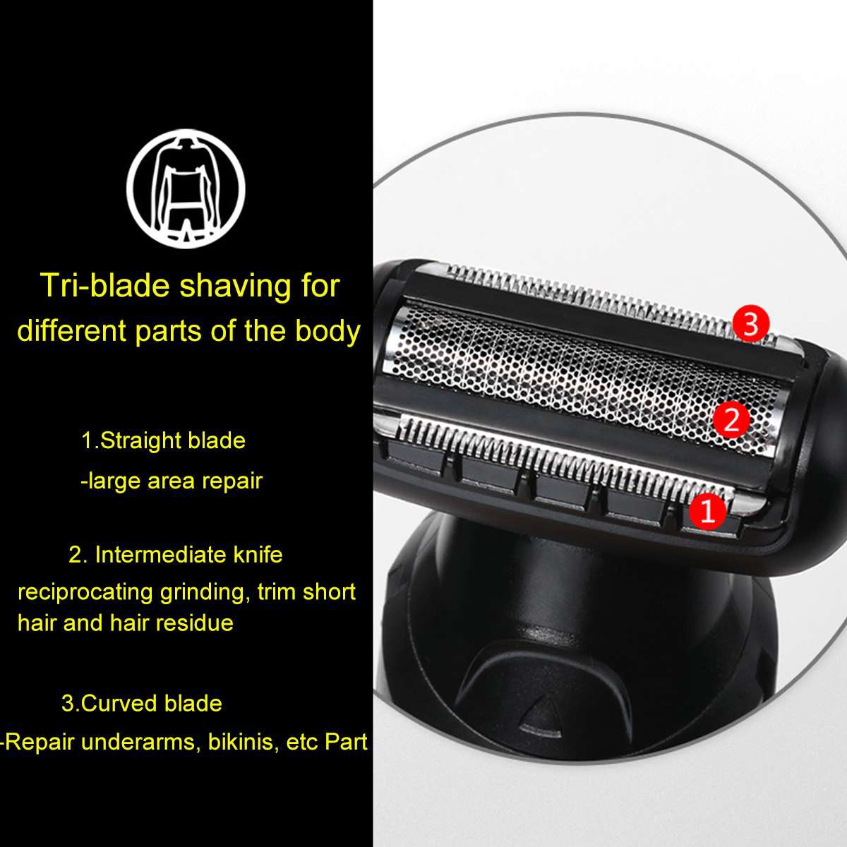 Kemei 696 Multifunctional Trim - Men'S Grooming Razor Kit avis et prix