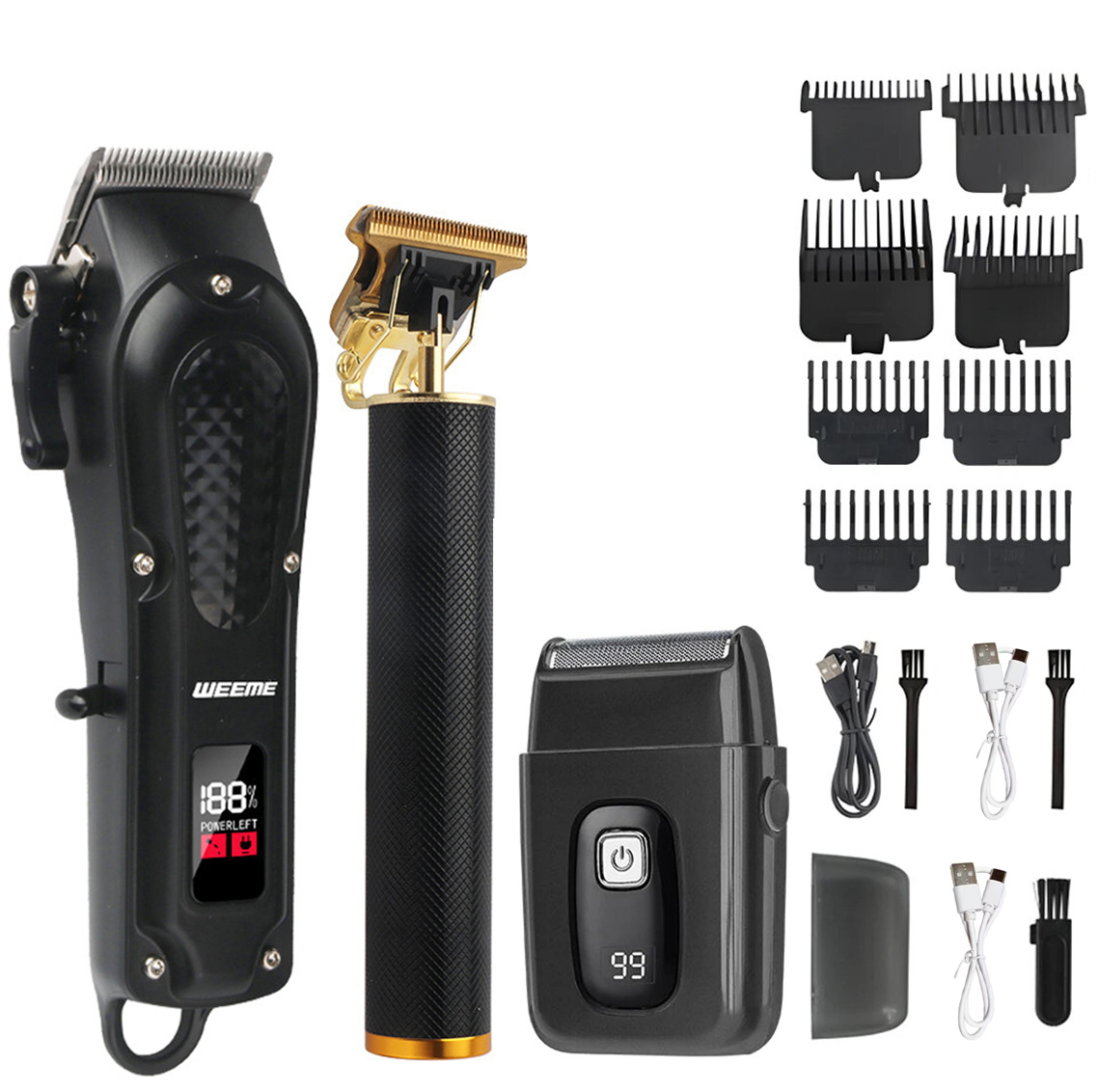 3-in-1 USB Rechargeable Men's  - Men'S Grooming Set avis et prix