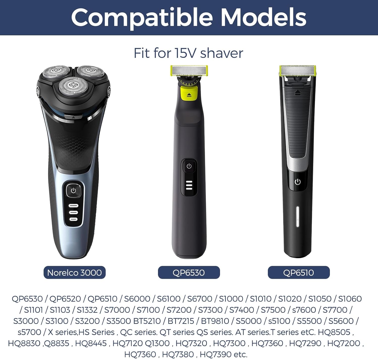 15V HQ8505 Typec Shaver Adapte - Electric Shaver Rotary avis et prix