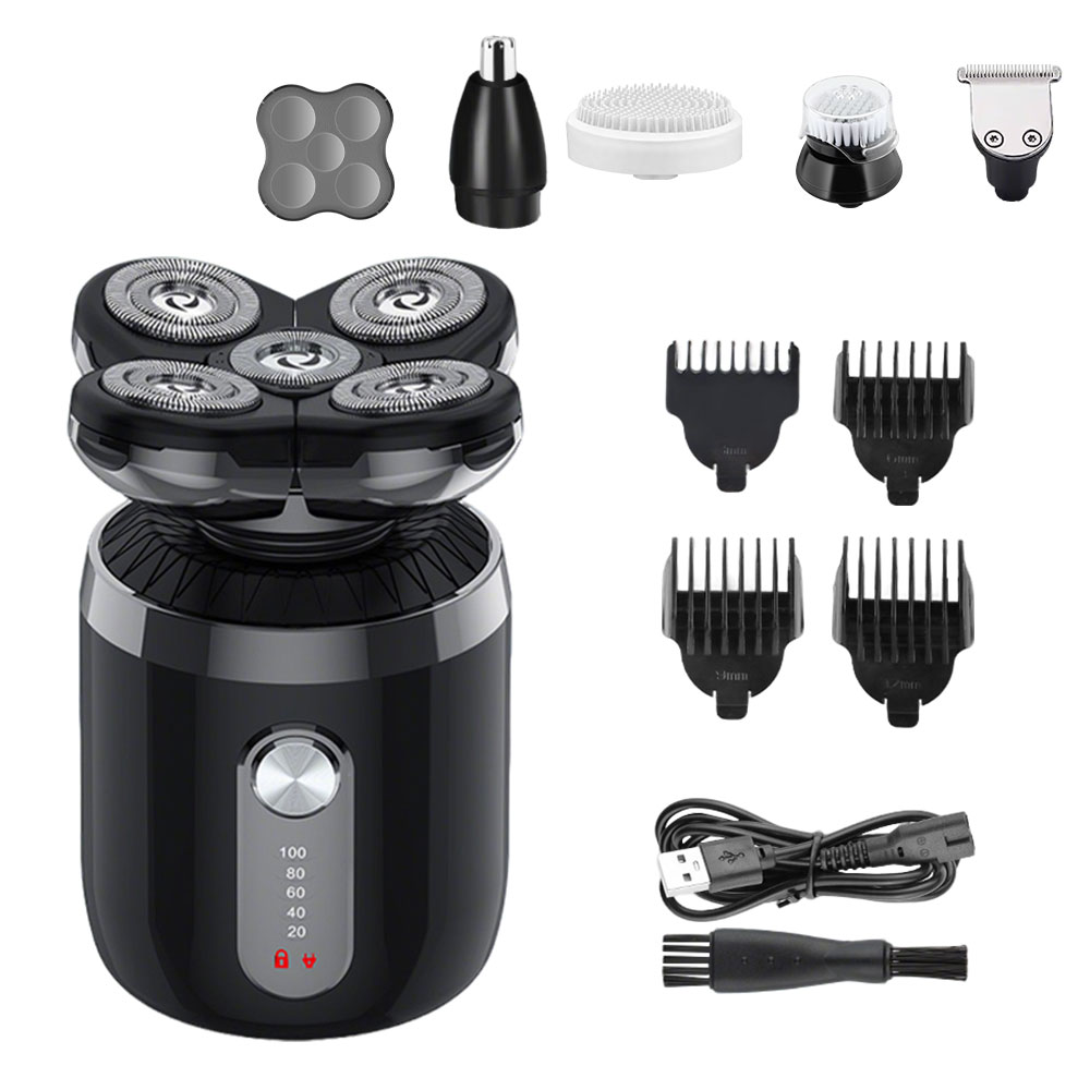 5-in-1 5 Heads Electric Shaver - Men'S Grooming Razor Kit avis et prix