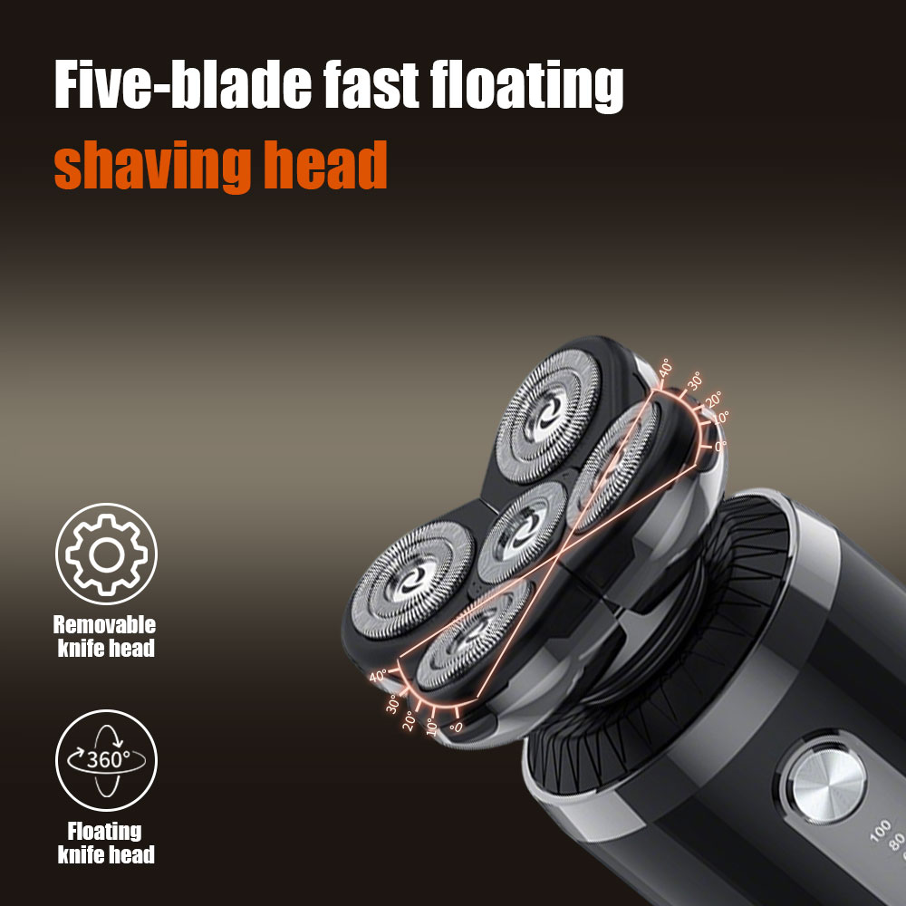 5-in-1 5 Heads Electric Shaver - Men'S Grooming Razor Kit avis et prix