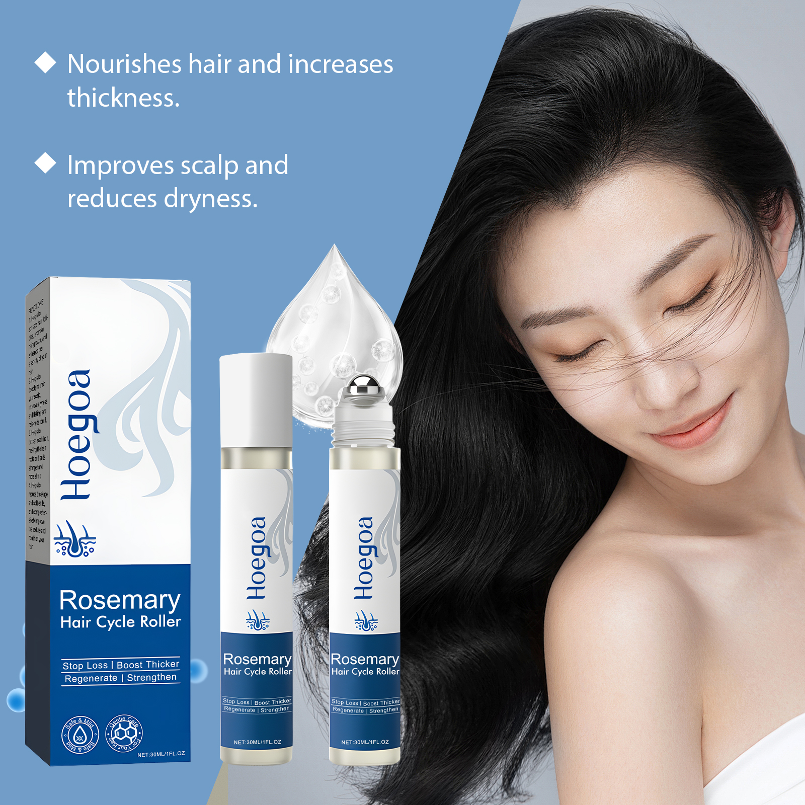 Rosemary Hair Growth Oil for M - Ingrown Hair Serum avis et prix