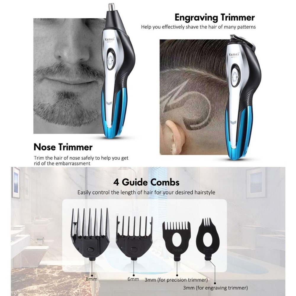 11 in 1 Cordless Hair Clipper  - Men'S Grooming Razor Kit avis et prix