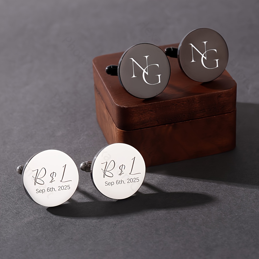 1pair Personalised Name Cuffli - Men'S Grooming Set avis et prix