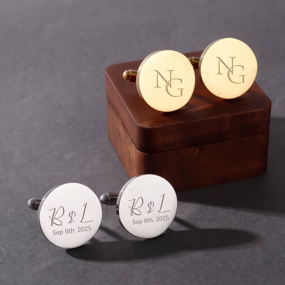 1pair Personalised Name Cuffli - Men'S Grooming Set avis et prix