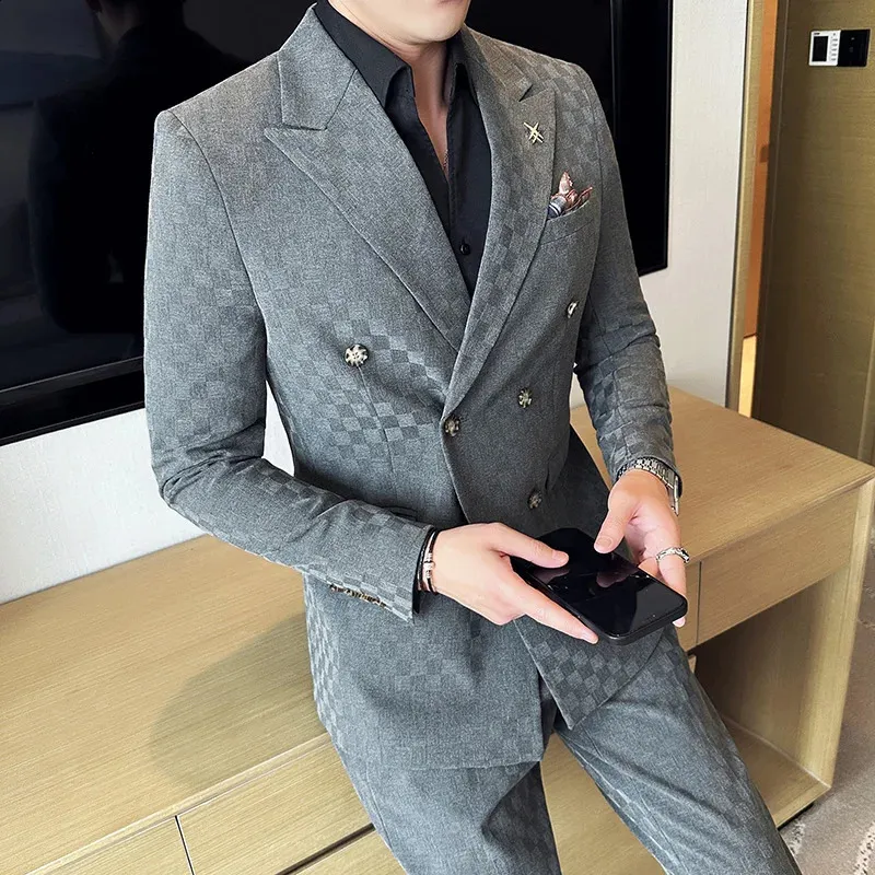 Fashion Men Suits 2 Piece Coat - Men'S Grooming Spot avis et prix