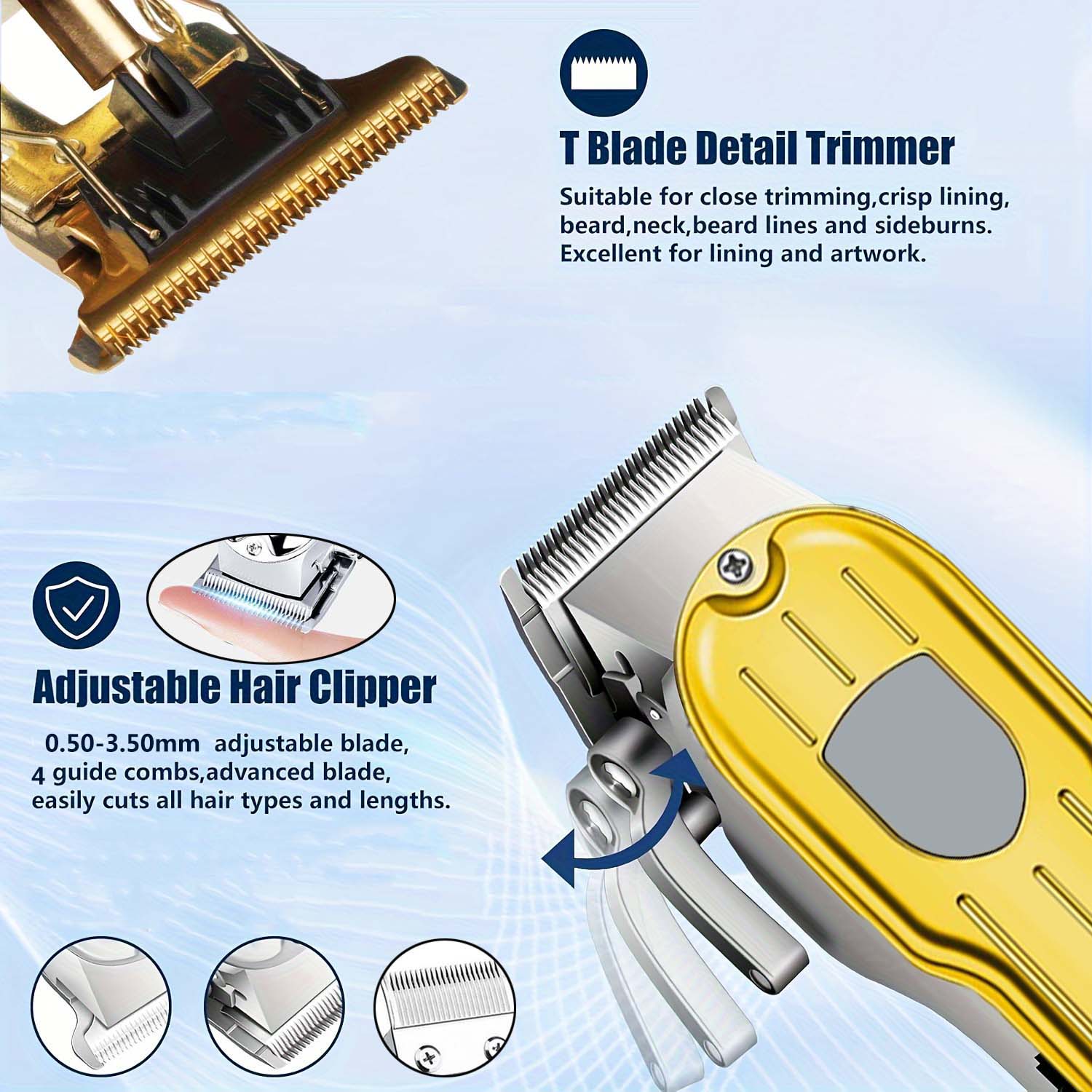 2 in 1 Electric Hair Clipper & - Men'S Grooming Set avis et prix