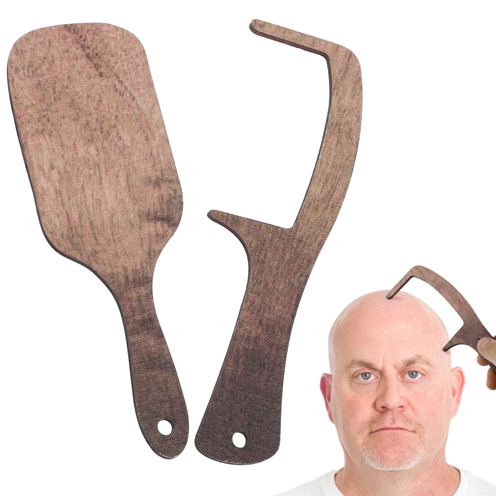 1 set Funny Bald Scalp Head Fa - Men'S Grooming Set avis et prix