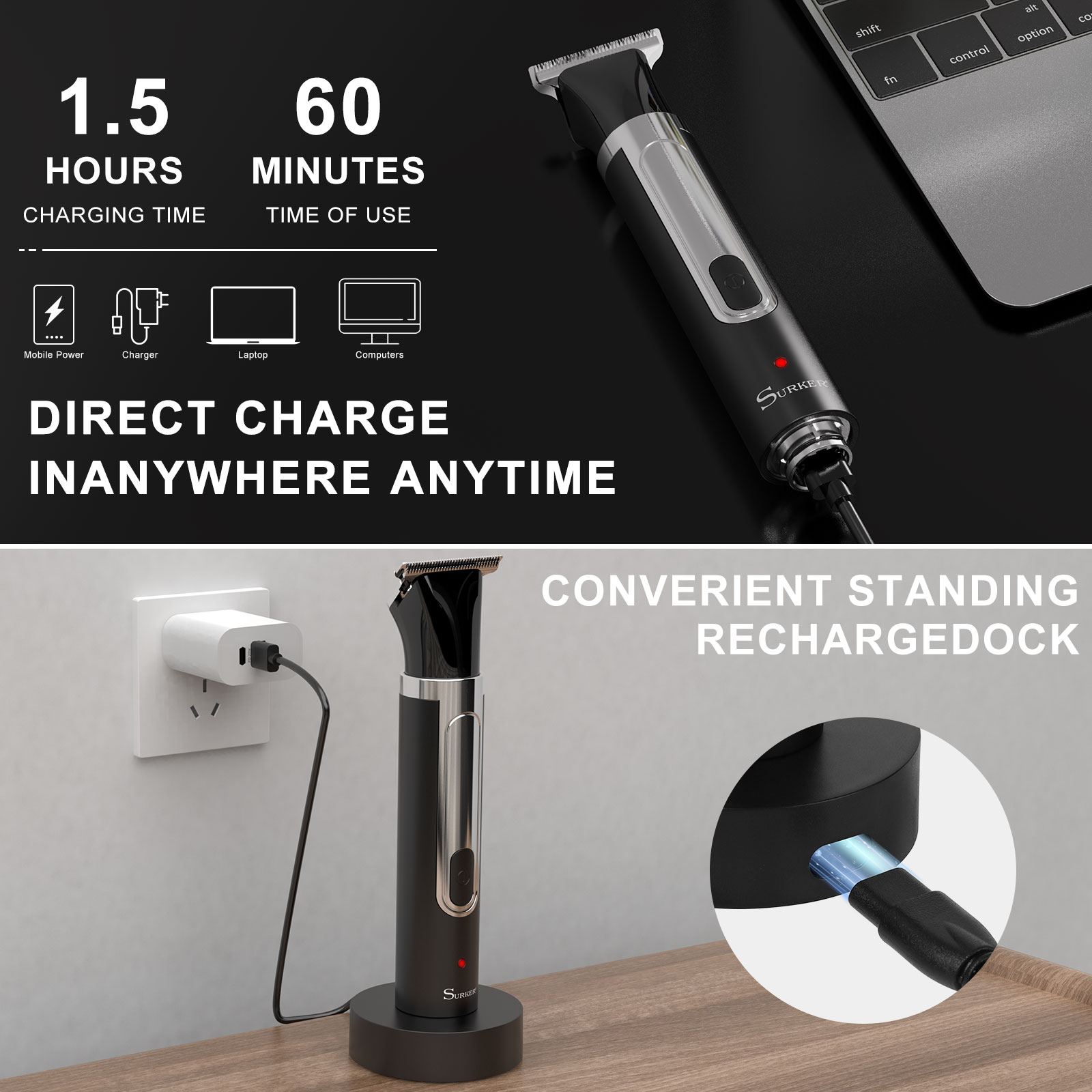 Surker 4-in-1 Shaver for Men G - Men'S Grooming Razor Kit avis et prix