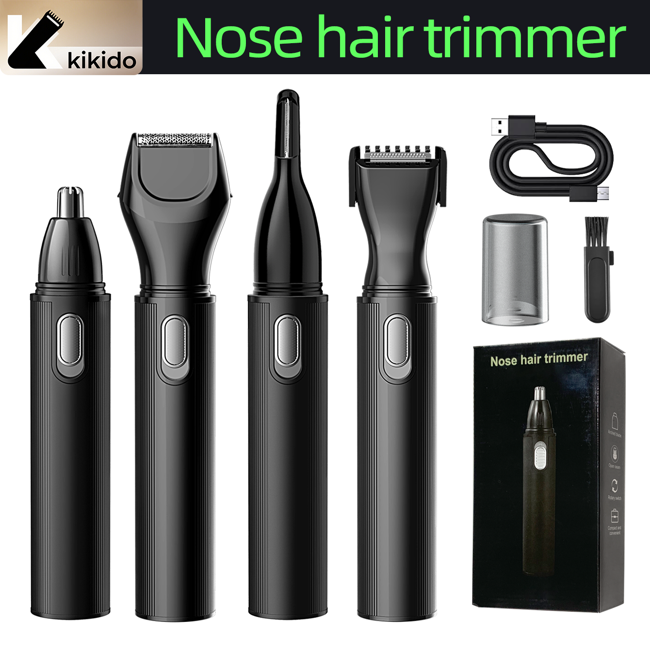 KIKIDO 4 in 1 Nose Hair Trimme - Men'S Grooming Set avis et prix