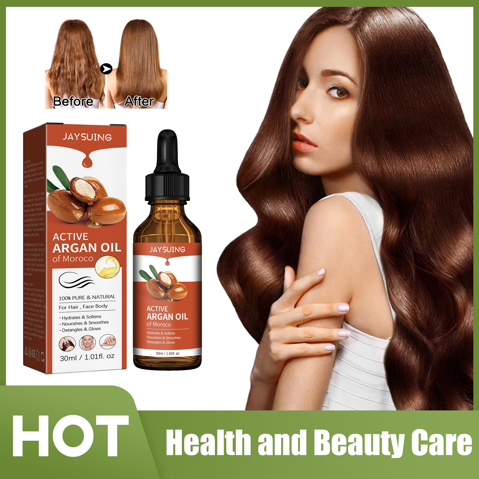 Argan Oil for Hair Treatment S - Ingrown Hair Serum avis et prix