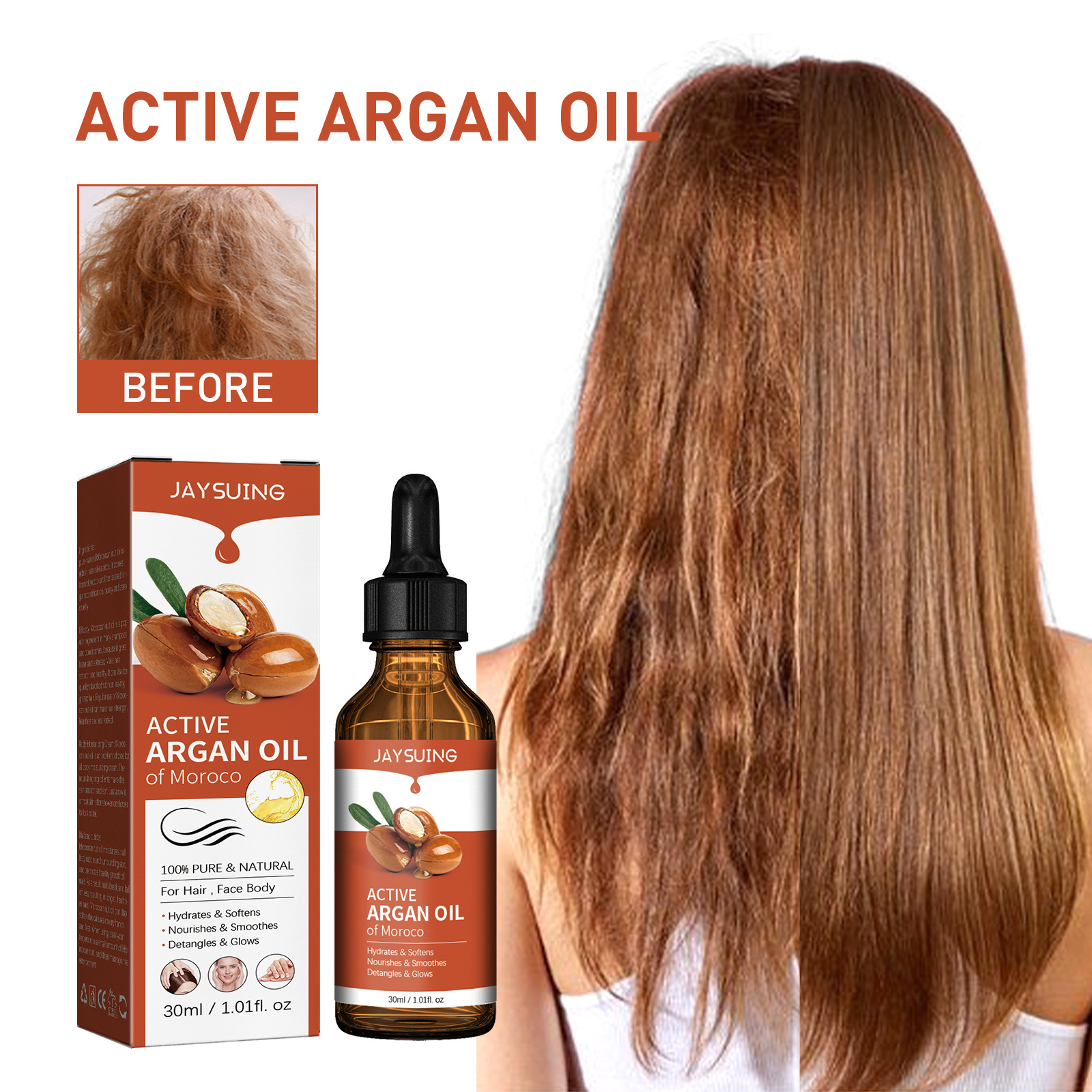 Argan Oil for Hair Treatment S - Ingrown Hair Serum avis et prix