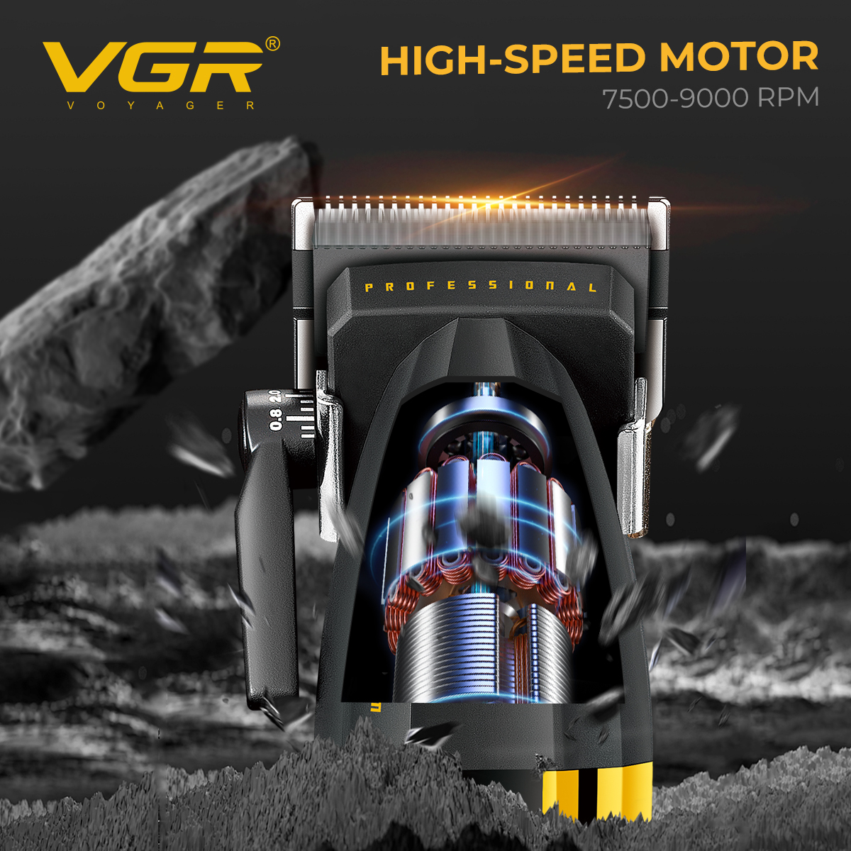 VGR Clipper Professional Hair  - Electric Shaver Rotary avis et prix